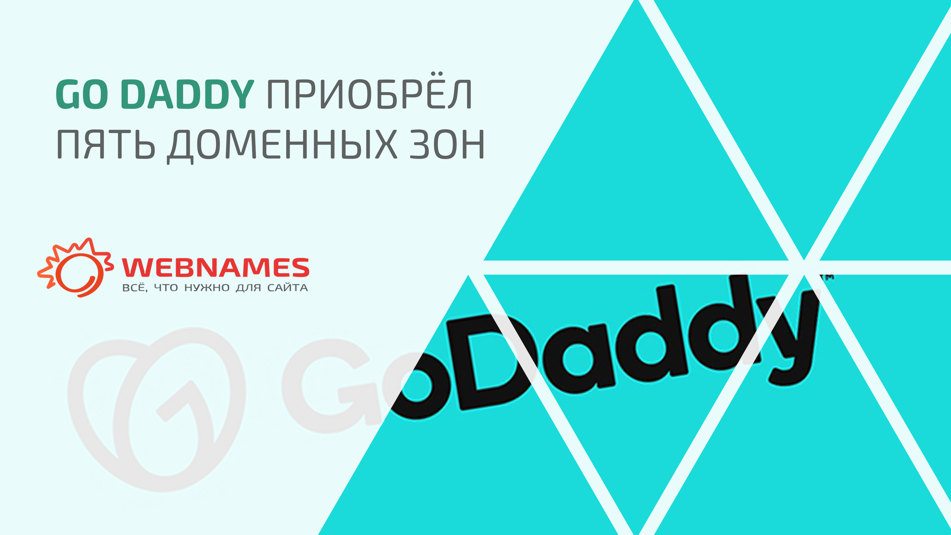 Go Daddy приобрёл пять доменных зон