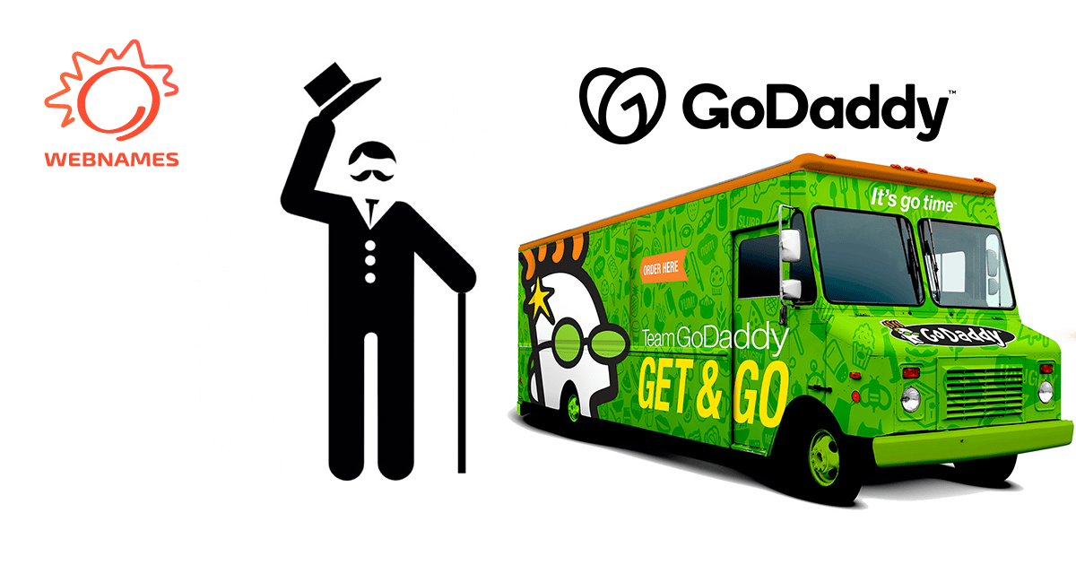 Godaddy не работает в России